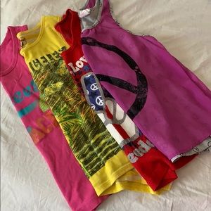 Lot of 4 girls size 10 tank tops